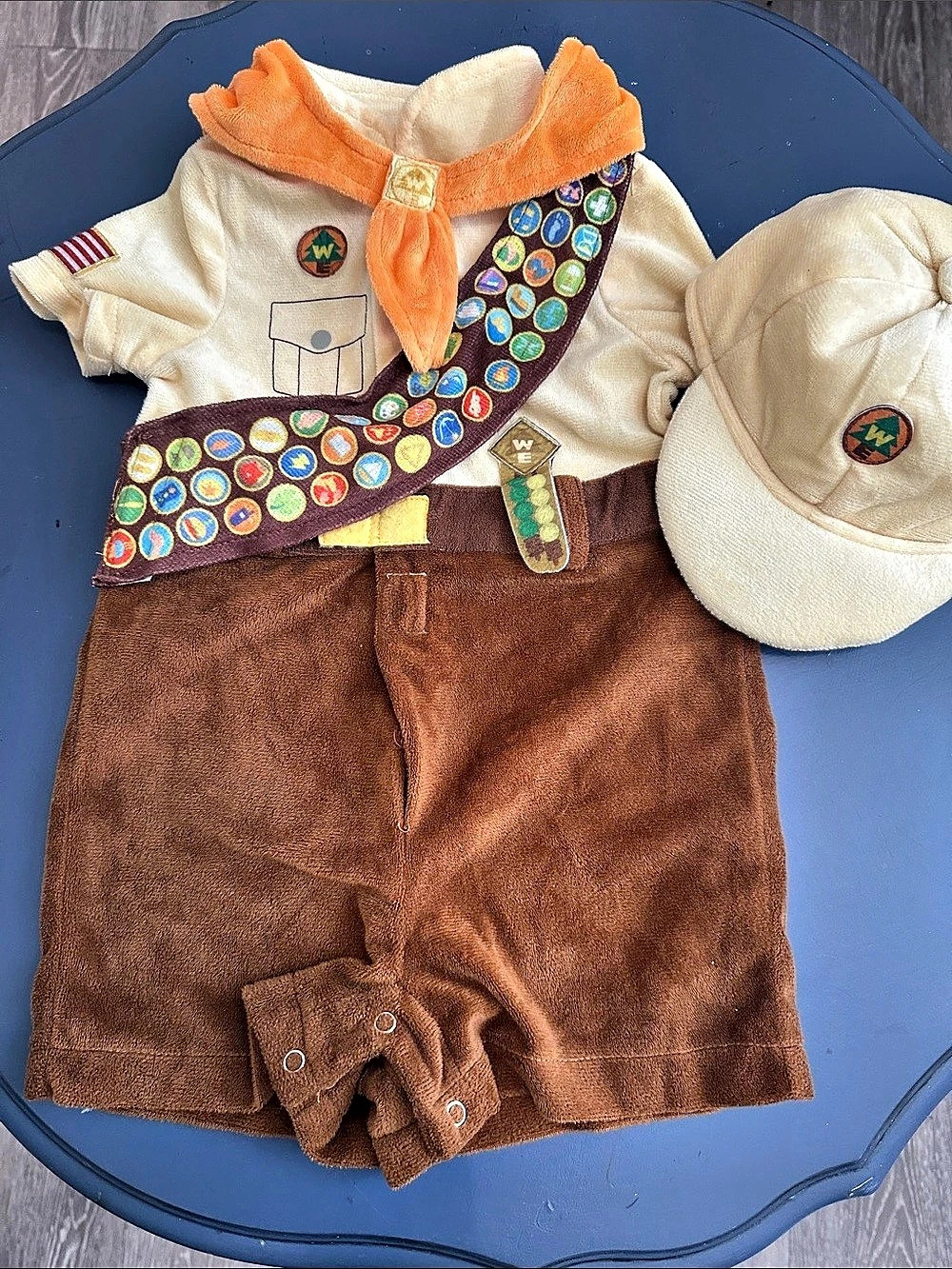 Disney Pixar Scout Costume Set in Brown & Cream Like New